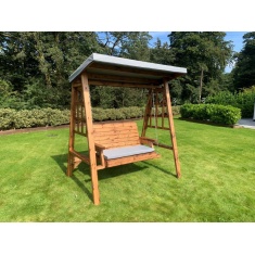 Charles Taylor Dorset 2 Seater Swing with Cushion & Roof Cover
