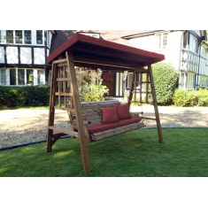 Charles Taylor Dorset 3 Seater Swing with Cushions & Roof Cover
