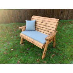 Charles Taylor Traditional 2 Seater Bench with Cushion & Cover