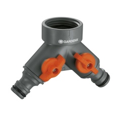 Gardena Twin Tap Connector 26.5mm Gardena Twin Tap Connector 26.5mm