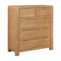 Zurich Oak 2 Over 3 Chest of Drawers