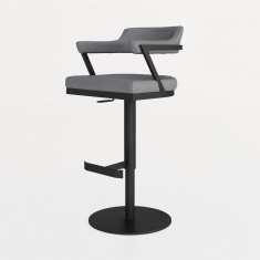 HND Firenza Bar Stool - Black Frame