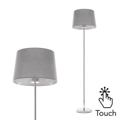 BHS Mira Stem Touch Floor Lamp - Grey BHS Mira Stem Touch Floor Lamp - Grey