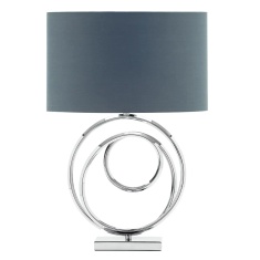 BHS Saturn Table Lamp - Chrome/Grey BHS Saturn Table Lamp - Chrome/Grey