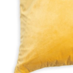 BHS Velour Cushion 59cm - Ochre
