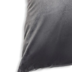 BHS Velour Cushion 59cm - Silver