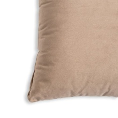 BHS Velour Cushion 43cm - Natural