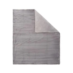 BHS Jumbo Cord Throw 127x152cm - Grey