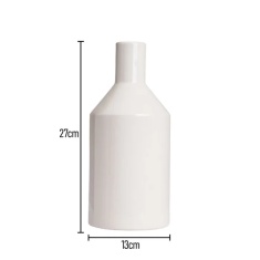 BHS Bottle Ceramic Vase - Cream