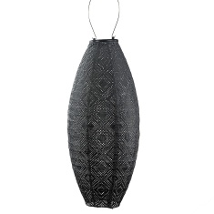 Lumiz Long Oval Solar Lantern - 20cm - Mosaic - Dark Grey Lumiz Long Oval Solar Lantern - 20cm - Mosaic - Dark Grey