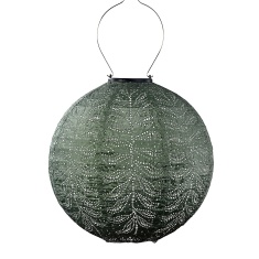 Lumiz Round Solar Lantern - 30cm - Folia - Sage Green Lumiz Round Solar Lantern - 30cm - Folia - Sage Green