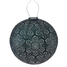 Lumiz Round Solar Lantern - 40cm - Fiore - Green Lumiz Round Solar Lantern - 40cm - Fiore - Green