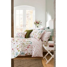 Laura Ashley Wild Meadow Duvet Set - Crimson