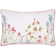 Laura Ashley Wild Meadow Standard Pillowcase Pair - Crimson