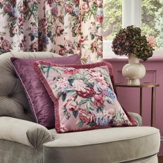Laura Ashley Pembrey 45cm Cushion - Mulberry