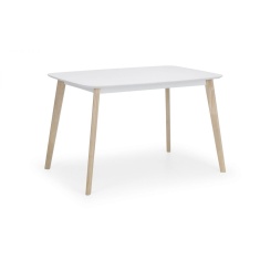 Julian Bowen Casa Rectangular Dining Table - White/Oak