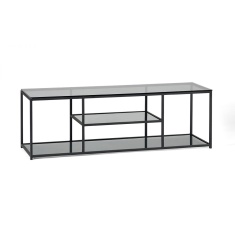 Julian Bowen Chicago TV Unit - Smoked Glass