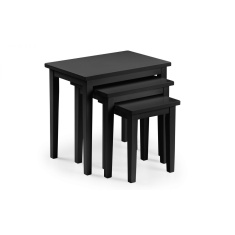 Julian Bowen Cleo Nest Of Tables - Black