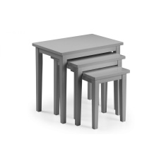 Julian Bowen Cleo Nest Of Tables - Grey