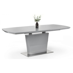 Julian Bowen Como High Gloss Extending Table - Grey