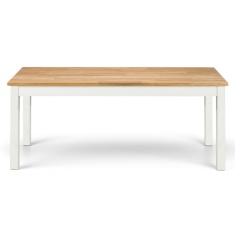 Julian Bowen Coxmoor Coffee Table - Ivory & Oak