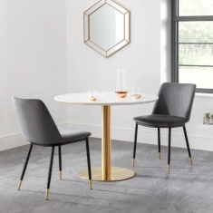 Julian Bowen Delaunay Dining Chair - Grey