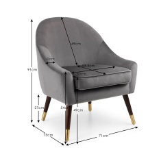 Julian Bowen Elliot Arm Chair