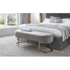 Julian Bowen Harrogate Bench - Grey
