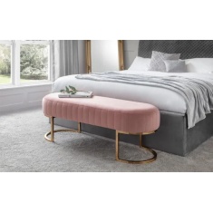 Julian Bowen Harrogate Bench - Pink