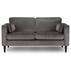 Julian Bowen Hayward Velvet Medium 2 Seater Sofa