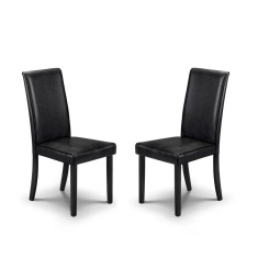 Julian Bowen Hudson Dining Chair - Black