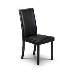 Julian Bowen Hudson Dining Chair - Black Julian Bowen Hudson Dining Chair - Black