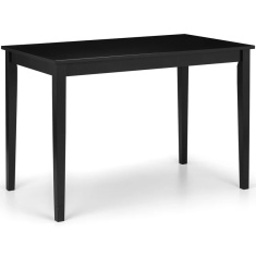Julian Bowen Hudson Dining Table - Black
