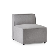 Julian Bowen Lago Combination Sofa Single Seat Section - Grey Julian Bowen Lago Combination Sofa Single Seat Section - Grey