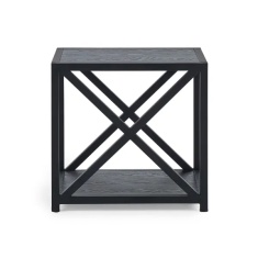Julian Bowen Lima Lamp Table - Black Ash
