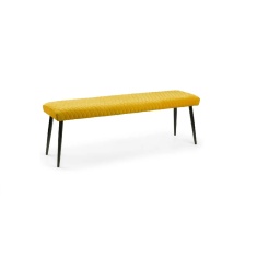 Julian Bowen Luxe Low Bench - Mustard