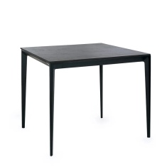Julian Bowen Miami Square Stone Top Dining Table - Slate Grey