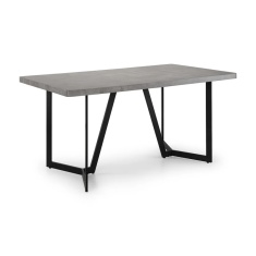 Julian Bowen Miller Concrete Effect Dining Table