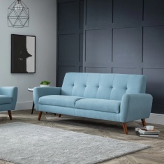 Julian Bowen Monza 3 Seater Compact Retro Sofa