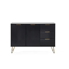 Julian Bowen Murano Large Sideboard - Matt Black