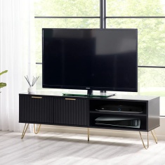 Julian Bowen Murano TV Unit - Matt Black Julian Bowen Murano TV Unit - Matt Black