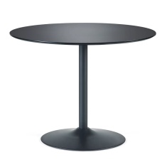Julian Bowen Nero Round Table 80cm - Black