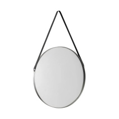 Julian Bowen Opera Round Mirror - Pewter
