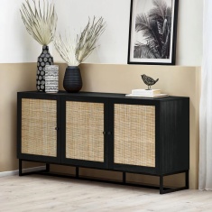 Julian Bowen Padstow Sideboard - Black Julian Bowen Padstow Sideboard - Black
