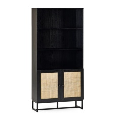 Julian Bowen Padstow Tall Bookcase - Black