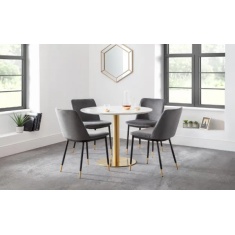 Julian Bowen Palermo Round Pedestal Table