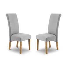 Julian Bowen Rio Scrollback Fabric Chair