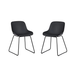 Julian Bowen Rocco Chair - Dark Grey Julian Bowen Rocco Chair - Dark Grey