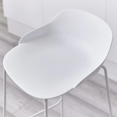 Julian Bowen Rocco Stool - White