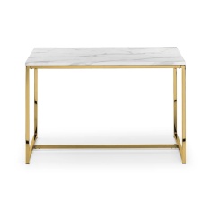 Julian Bowen Scala Dining Table - Gold